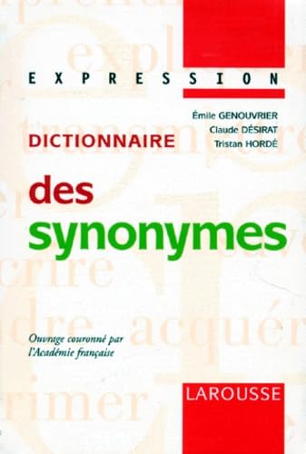 Dictionnaire des synonymes 9782033409128