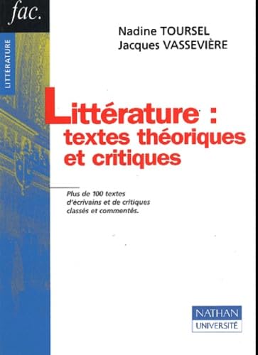 Litterature : Textes Theoriques Et Critiques 9782091911960