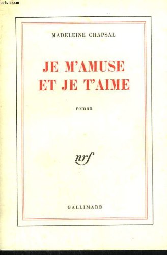 Je m'amuse et je t'aime 9782070290994