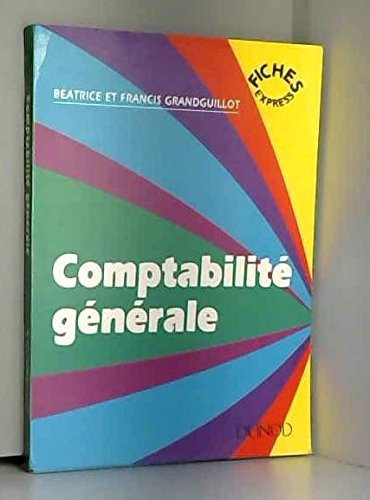 Comptabilite generale 9782100012374