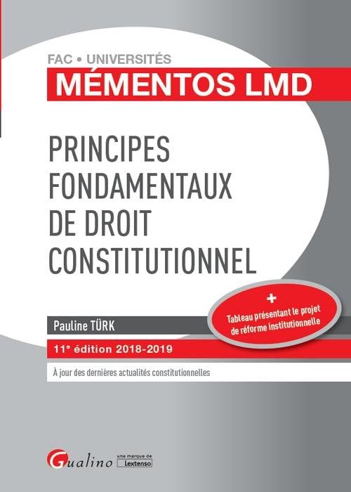 Principes fondamentaux de droit constitutionnel 9782297068321