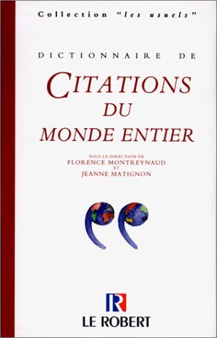 Dictionnaire des citations du monde entier 9782850364556