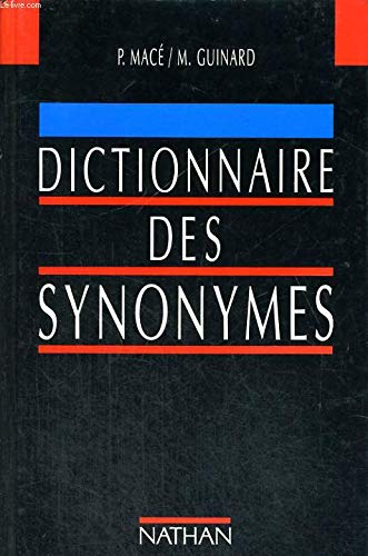 Dictionnaire des synonymes 9782091881218