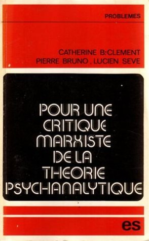 Pour une critique marxiste de la théorie psychanalytique 9782209049639