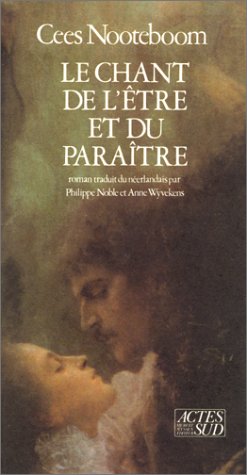 Le chant de l'être et du paraître 9782868692320