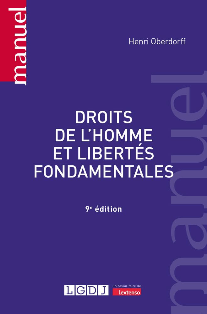 Droits de l'homme et libertés fondamentales (2023) 9782275130804