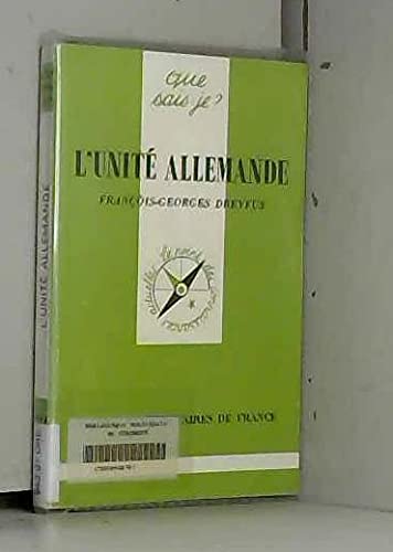 L'Unité Allemande 9782130453048