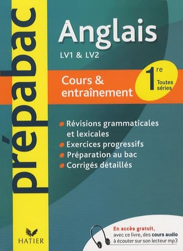 Anglais 1e Toutes séries Niveau B1/ B2 9782218936012