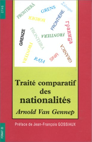 Traité comparatif des nationalités 9782735503278