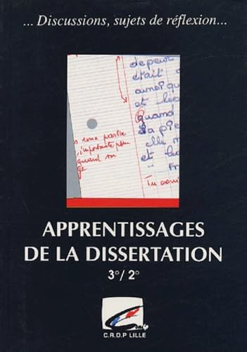 Apprentissages de la dissertation, 3e-2de 9782866232832