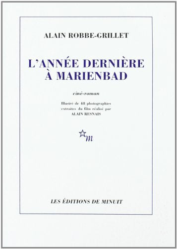 L'année dernière à Marienbad de Robbe-Grillet. Alain (1968) Broché 