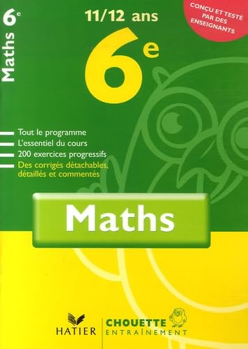 Mathématiques 6e: 11/12 ans 9782218924910