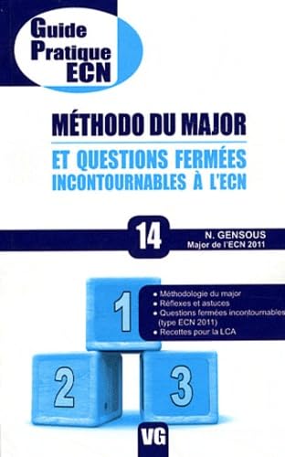 Méthodo du major et questions fermées incontournables à l'ECN 9782818303801