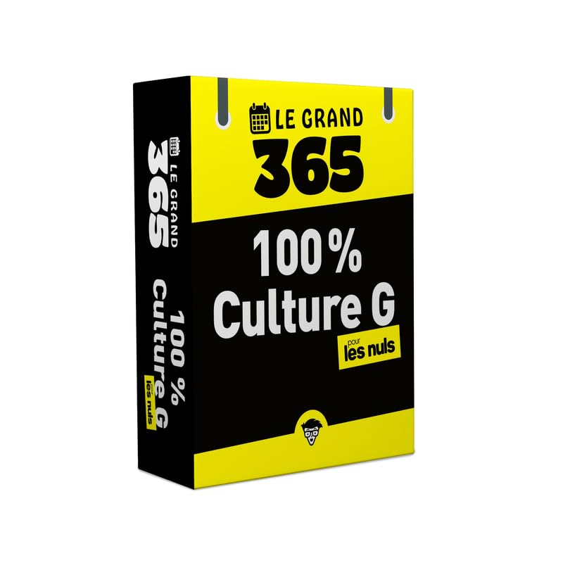 Le Grand 365 100 % Culture G pour les Nuls 9782385430931