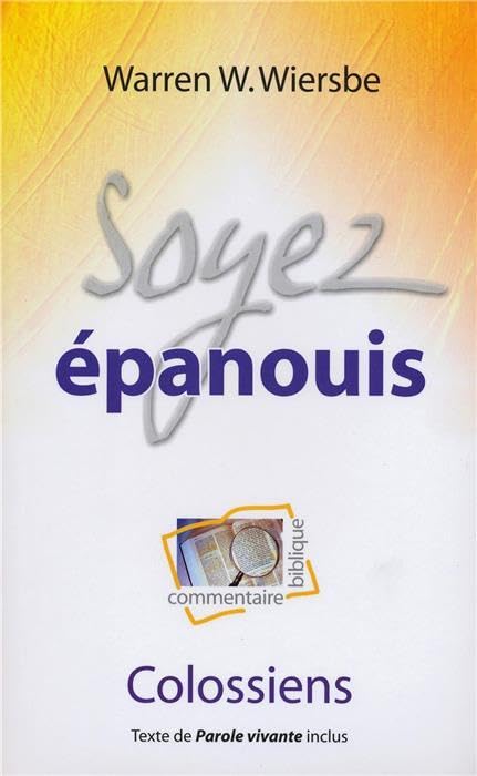 Soyez épanouis 9782804500641