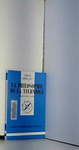 La philosophie de la technique 9782130417774