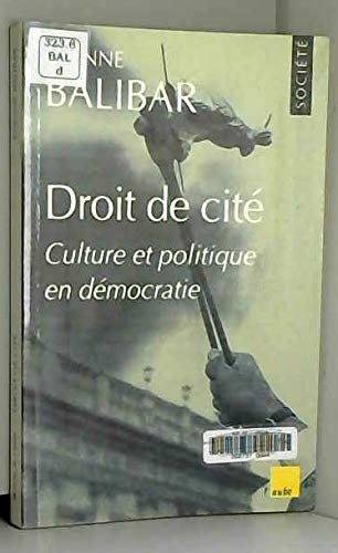 Droit de cité 9782876783690