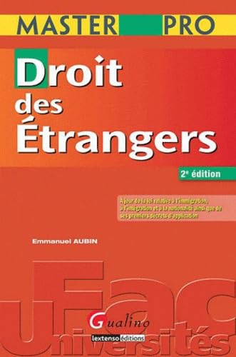 Droit des Etrangers 9782297016230