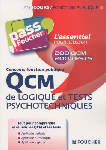 QCM de logique et tests psychotechniques 9782216114672