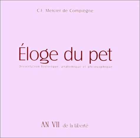 Eloge du pet 9782845560161