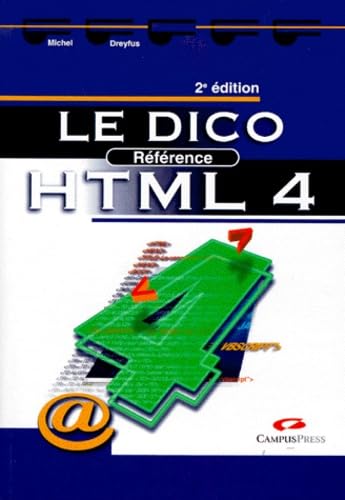 Le Dico référence HTML 4 9782744009082
