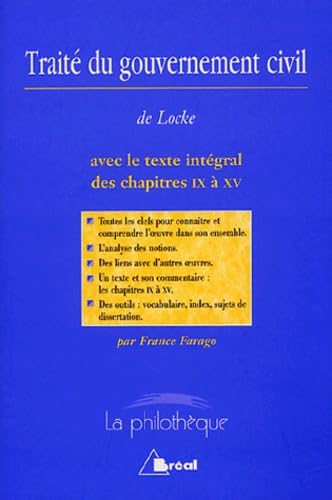 Traité du gouvernement civil (Locke) 9782842918880