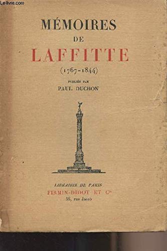 Memoires de laffitte (1767-1844) 