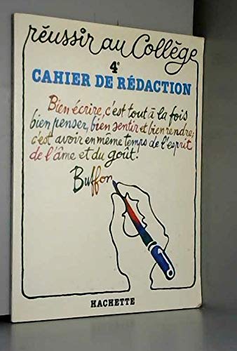 FRANCAIS CAHIER REDACTION 4EME 9782010107429