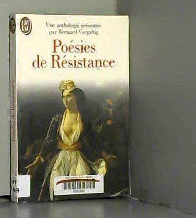 Poésies de résistance 9782277237679