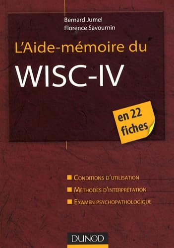 L'Aide-mémoire du WISC-IV 9782100529674