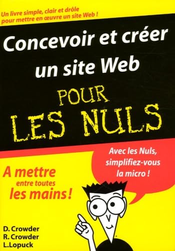 Concevoir et créer un site Web Pour les Nuls 9782844278357