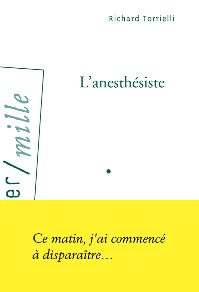 L'Anesthésiste 9782363081070