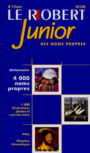 Le Robert Junior des noms propres 9782850368073
