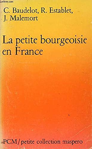 La petite bourgeoisie en France 9782707112231