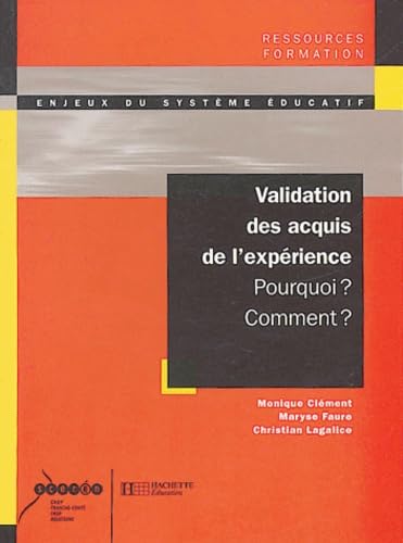 Validation des acquis de l'expérience 9782011707888