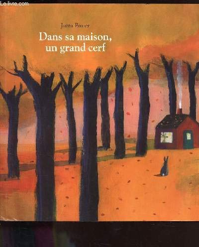 dans sa maison,un grand cerf 9782211214629