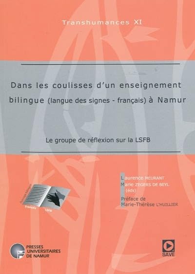 Dans les coulisses d'un enseignement bilingue (langue des signes-français) à Namur 9782870376256