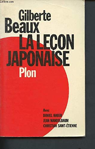 La leçon japonaise 9782259024686
