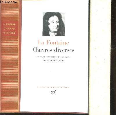 OEUVRES DIVERSES - TOME II/ BIBLIOTHEQUE DE LA PLEIADE. 