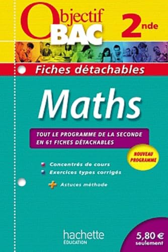 Maths 2e: Fiches détachables 9782011601735