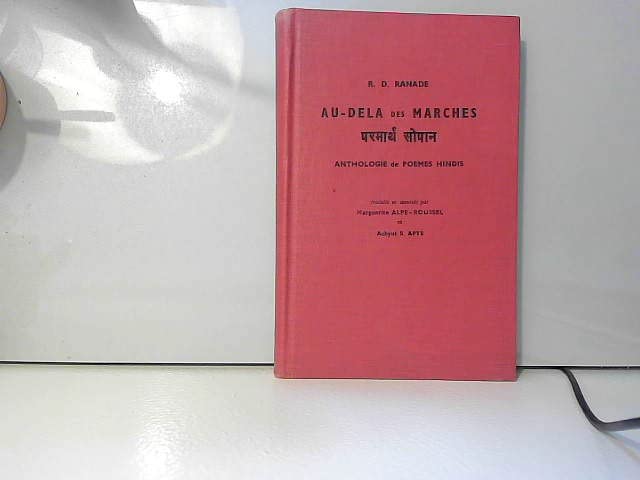 Au-Dela Des Marches - Anthologie Poemes Hindis - Ranade 