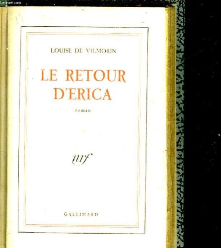 Le retour d'erica 9782070265411