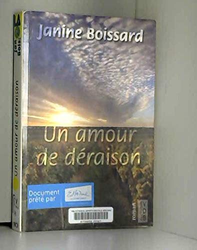 UN AMOUR DE DÉRAISON 9782846946506