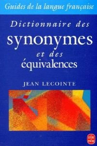 Dictionnaire des synonymes et des équivalences 9782253160014