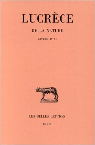 De la Nature, tome 2, livres IV-VI de Lucrèce (1985) Broché 