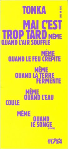 Mai, c'est trop tard même quand l'air souffle... 9782910170707
