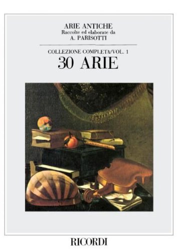 PARISOTTI - Arias Antiguas (30) Vol.1 para Canto y Piano 9790040502510