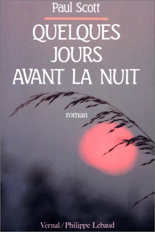 Quelques jours avant la nuit 9782865940561