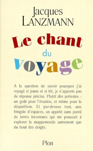 Le chant du voyage 9782259188548