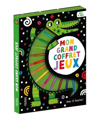 Mon grand coffret jeux (+ 12 feutres) 9782215197683